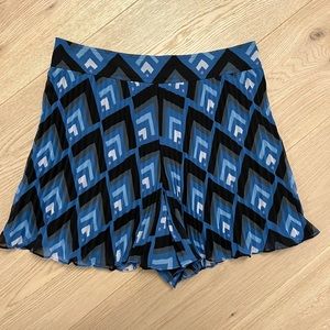 Blue design shorts from Club Monaco